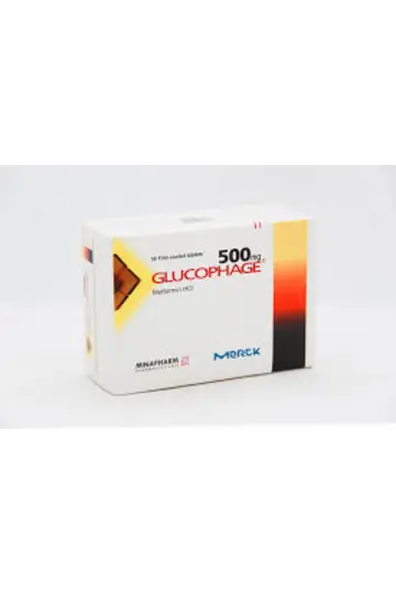 جلوكوفاج 500مج 50قرص #