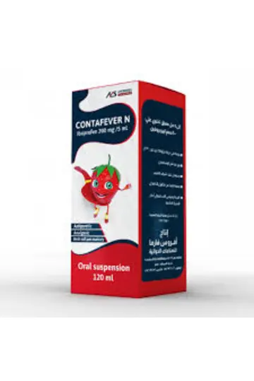 كونتا فيفر ان 200مجم/5ملى شراب 120 ملى